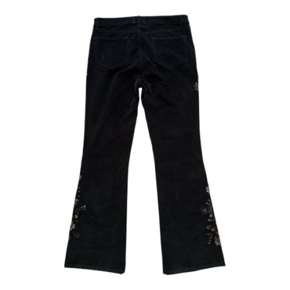 Driftwood Wyatt Embroidered Corduroy Pants Women 30 Boho Western Flare Festival - Picture 6 of 6